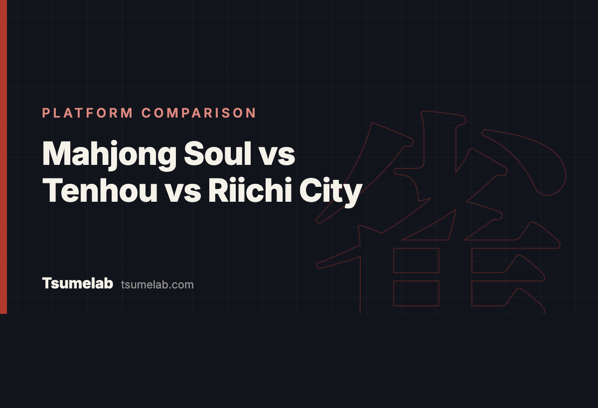 Mahjong Soul vs Tenhou vs Riichi City: Where Should You Start?
